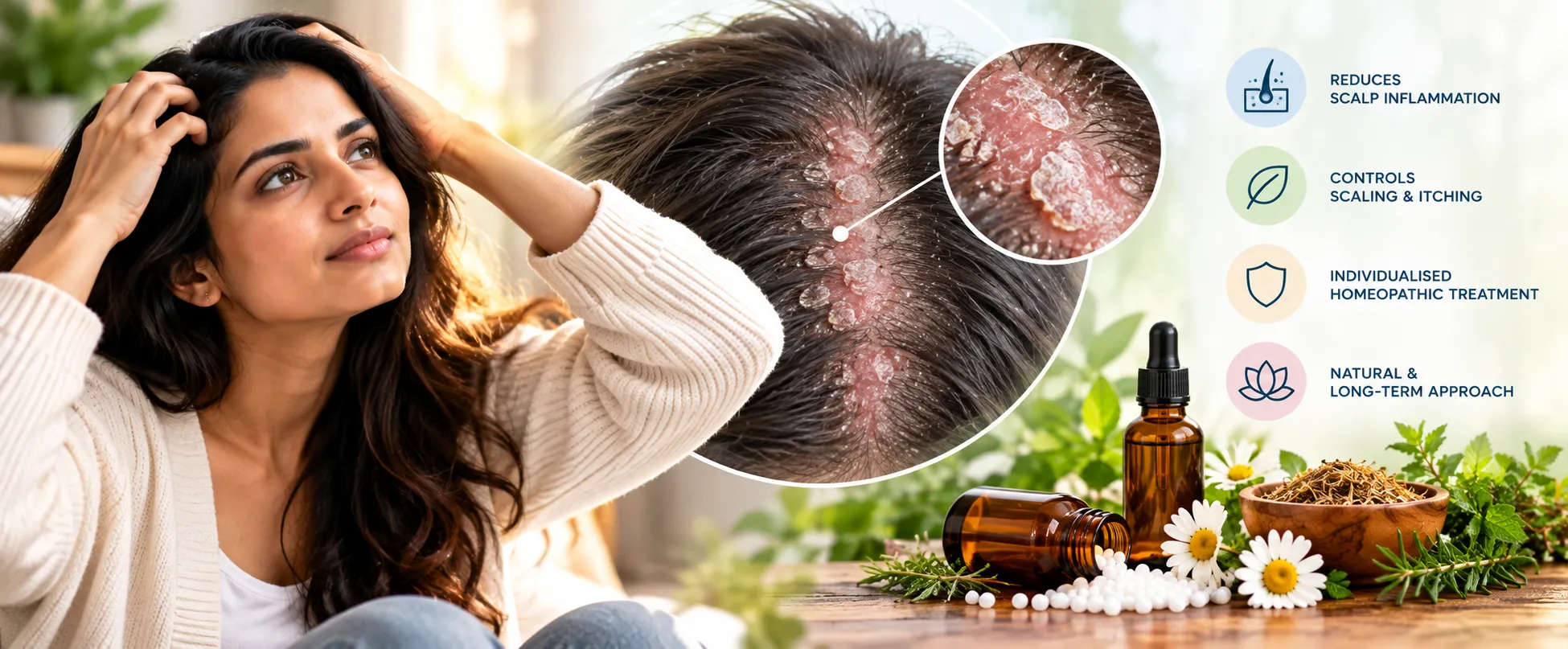 homeopathy Treatment of Scalp Psoriasis