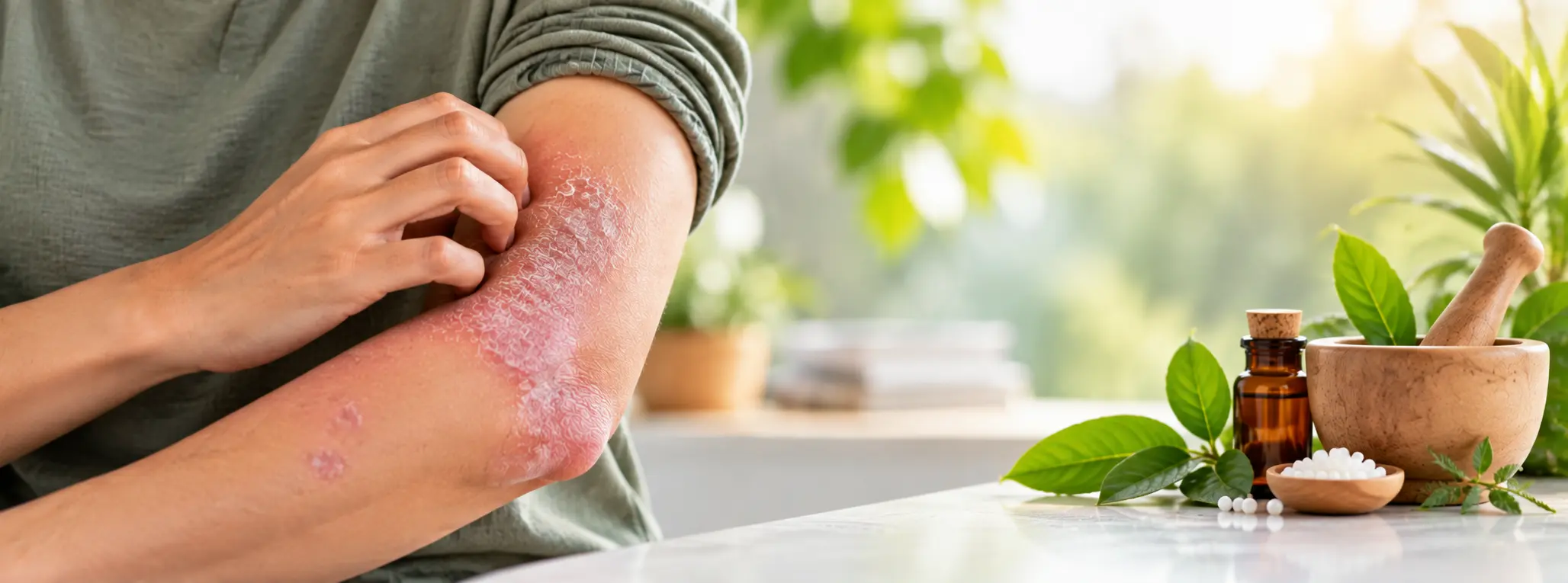 Homeopathy treatment of psoriasis