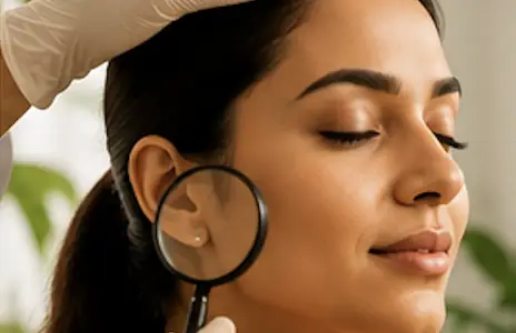Dermatological examination at a Welling Homeopathy clinic
