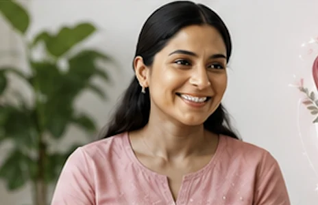 Woman consulting about a hormonal health condition