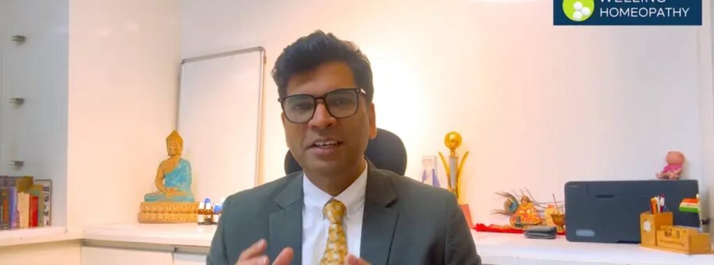 Dr. Welling consulting at Welling Homeopathy, Mumbai